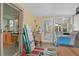 Bright sunroom with slider doors, offers extra storage space and natural light at 3989 Parkhaven Dr, Las Vegas, NV 89120