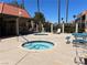 Community hot tubs are surrounded by lush landscaping, perfect for relaxation and recreation at 4121 Gannet Cir # 414, Las Vegas, NV 89103