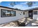 White and black exterior, xeriscape rock and concrete at 4186 Toronto Cir, Las Vegas, NV 89121