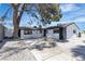 Ranch style home featuring xeriscape landscaping, mature trees, and a driveway at 4186 Toronto Cir, Las Vegas, NV 89121