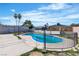 Inviting backyard pool area, perfect for relaxation and entertaining guests at 4186 Toronto Cir, Las Vegas, NV 89121