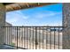 Balcony with metal railing overlooking street at 433 Sellers Pl, Henderson, NV 89011