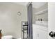 Bathroom laundry area includes cabinet storage, neutral paint, washer and dryer at 433 Sellers Pl, Henderson, NV 89011