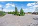 Wide driveway with brick pavers and lush landscaping leading to the home at 4455 W Ford Ave, Las Vegas, NV 89139