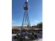 Unique windmill feature in a landscaped garden area, perfect for outdoor enjoyment at 4455 W Ford Ave, Las Vegas, NV 89139