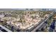 Extensive aerial view of the community and neighborhood with the city skyline in the distance at 5000 Red Rock St # 237, Las Vegas, NV 89118