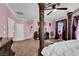 Another view of the spacious main bedroom with carpet flooring at 5785 Farmhouse Ct, Las Vegas, NV 89141