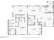 Detailed floor plan showcasing the layout of the home with dimensions for the living room, kitchen, and bedrooms at 639 I Ave, Boulder City, NV 89005