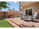 Brick patio with seating, perfect for outdoor dining and entertaining at 639 I Ave, Boulder City, NV 89005
