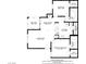 Floor plan showcasing layout of living spaces, kitchen, and balcony at 6955 N Durango Dr # 3089, Las Vegas, NV 89149