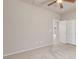Bright bedroom with a ceiling fan and double door closet at 8266 Lincoln Valley St, Las Vegas, NV 89123