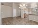 Open-concept kitchen with ample cabinetry, and modern appliances, perfect for cooking and entertaining at 8266 Lincoln Valley St, Las Vegas, NV 89123