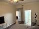 Bedroom with a bed and a view into another room in the house at 8805 Jeffreys St # 1103, Las Vegas, NV 89123
