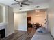 Inviting living room showcasing wood-look floors, and an open floor plan at 8805 Jeffreys St # 1103, Las Vegas, NV 89123