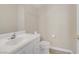 Bathroom with single sink vanity at 8913 Loggers Mill Ave, Las Vegas, NV 89143