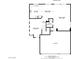 A first floor plan that includes the kitchen, living room, Gathering room, garage, and a dining room at 8913 Loggers Mill Ave, Las Vegas, NV 89143