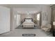 Spacious main bedroom with neutral tones, comfortable seating, and ample natural light at 8913 Loggers Mill Ave, Las Vegas, NV 89143