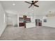 Large open-concept floor plan with tile flooring and modern fixtures at 9198 Harbin Ave, Las Vegas, NV 89148