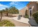 A backyard featuring a patio and garden at 1 Cerchio Basso, Henderson, NV 89011