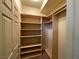 Organized walk-in closet with built-in shelves and ample storage space at 1 Cerchio Basso, Henderson, NV 89011