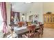 Cozy dining area featuring a fireplace and comfortable seating at 1 Cerchio Basso, Henderson, NV 89011
