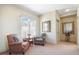 Relaxing living area featuring cozy seating, natural light, and decor at 1 Cerchio Basso, Henderson, NV 89011