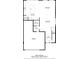 Detailed first floor plan showcasing the kitchen, living room, dining area, and garage layout at 10324 Stroma Ave, Las Vegas, NV 89166