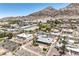 Beautiful desert home with palm trees, desert landscaping and mountain views at 1157 Morning Sun Way, Las Vegas, NV 89110