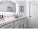 Modern bathroom with a vessel sink, quartz counters, and updated fixtures at 188 Carthage St, Henderson, NV 89074