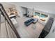 Bright living room with an open layout to the kitchen, plus backyard pool view at 188 Carthage St, Henderson, NV 89074