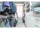 Walk-in closet featuring custom shelving and closet organizers at 188 Carthage St, Henderson, NV 89074