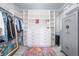 Spacious walk-in closet with custom shelving and a safe at 188 Carthage St, Henderson, NV 89074