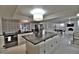 Spacious open-concept kitchen featuring a large island and modern appliances at 2926 E Eldorado Ln, Las Vegas, NV 89120