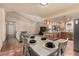 Bright and airy living area connected to the dining room and kitchen, offering a spacious layout at 307 Oak Canyon Dr, Henderson, NV 89015