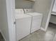 Laundry room featuring a side-by-side washer and dryer setup at 3217 Bonassola Ave, North Las Vegas, NV 89031