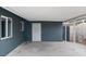 Covered patio area with ample space for outdoor entertaining at 3412 Tabor Ave, North Las Vegas, NV 89030