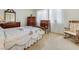 Cozy bedroom with vintage furniture and a view of the outdoor scenery at 3553 Kensbrook St, Las Vegas, NV 89121