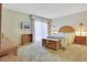 Relaxing main bedroom with natural light and carpet at 3553 Kensbrook St, Las Vegas, NV 89121