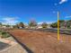 Outdoor playground area for children with swings and wood chip ground cover at 3553 Kensbrook St, Las Vegas, NV 89121
