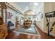 Elegant dining room features hardwood floors, vaulted ceilings and plenty of natural light at 3640 E Vineyard Dr, Pahrump, NV 89048