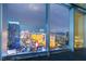 Captivating city skyline view through expansive windows, showcasing the vibrant urban landscape at 3722 Las Vegas Blvd # 2509, Las Vegas, NV 89158