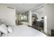 Spacious main bedroom featuring a soaking tub and access to a living area at 3722 Las Vegas Blvd # 2509, Las Vegas, NV 89158