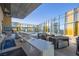 Spacious rooftop deck with dining, grilling, and pool areas, perfect for entertaining while enjoying city views at 3722 Las Vegas Blvd # 2509, Las Vegas, NV 89158