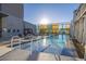 Inviting rooftop pool with clear blue water, sun-drenched deck, and ample seating for relaxing and enjoying the sun at 3722 Las Vegas Blvd # 2509, Las Vegas, NV 89158