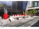 Contemporary patio with stylish seating, modern planters, and sleek design at 3726 Las Vegas Blvd # 3202, Las Vegas, NV 89158