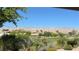 Picturesque view of the golf course and mountains from the backyard at 4299 Fiore Bella Blvd, Las Vegas, NV 89135