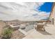 Beautiful pool and spa area with mountain views and lounging chairs at 4576 Amazing View St, Las Vegas, NV 89129