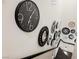 Stairway with clock decor along the wall at 4576 Amazing View St, Las Vegas, NV 89129