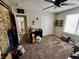 Spare bedroom with carpeted floors, ceiling fan and a closet at 5941 Galway Bay St, North Las Vegas, NV 89081