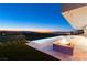 Outdoor bliss with a modern pool, fire pit, and mesmerizing city panorama at 641 Majestic Rim Dr, Henderson, NV 89012